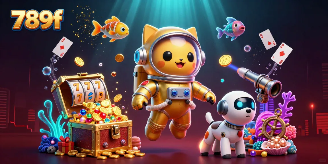 Experience thrilling gameplay with 789f as astronauts encounter treasures and adventures!