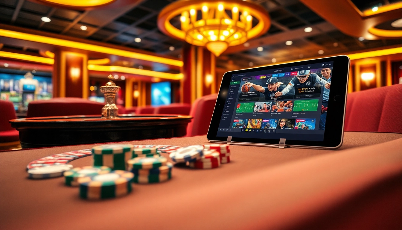 Experience thrilling gameplay at da88 with vibrant casino tables and engaging online interfaces.