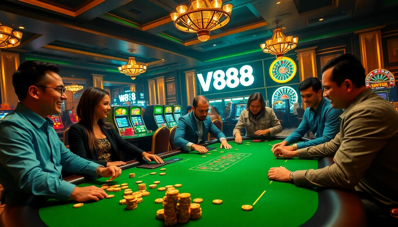 Experience thrilling gameplay at ww88's vibrant online casino, showcasing exciting table games and slot machines.
