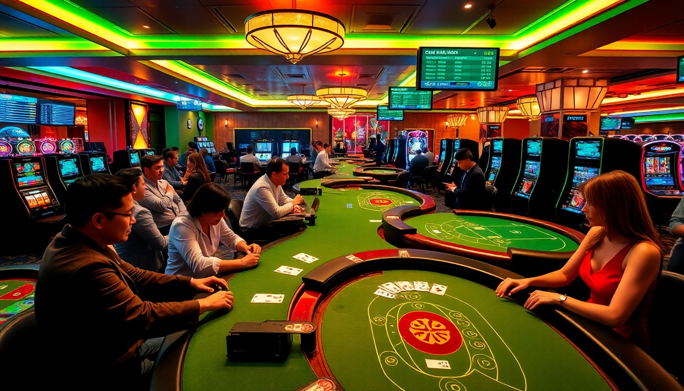 Experience the vibrant atmosphere of w88.nyc, showcasing thrill and luxury in online gambling.