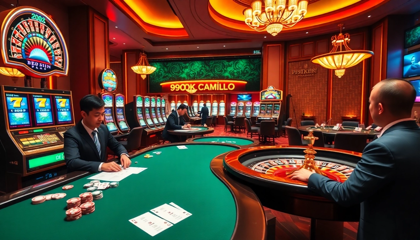 Experience the thrill of winning big at 99ok with poker tables, vibrant games, and high stakes.