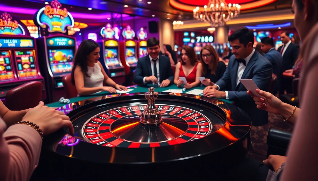 Experience the thrill of play at https://tr88games.com/ with engaged gamblers strategizing at roulette.